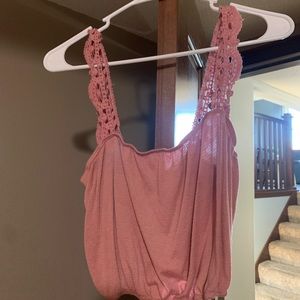 Pink Crop Tank